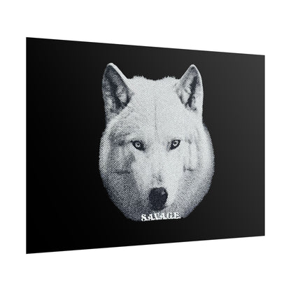 BIG FACE WOLF POSTER