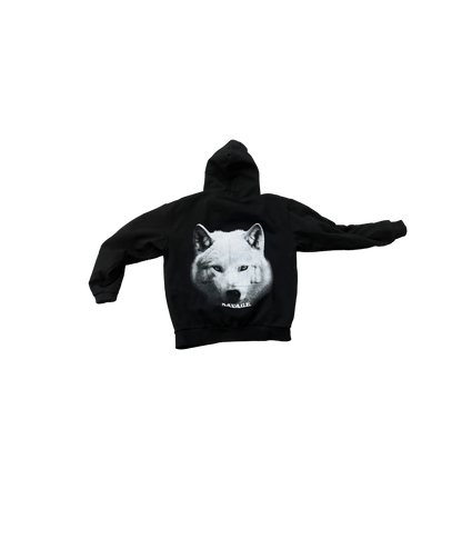 Big Face Wolf Hoodie